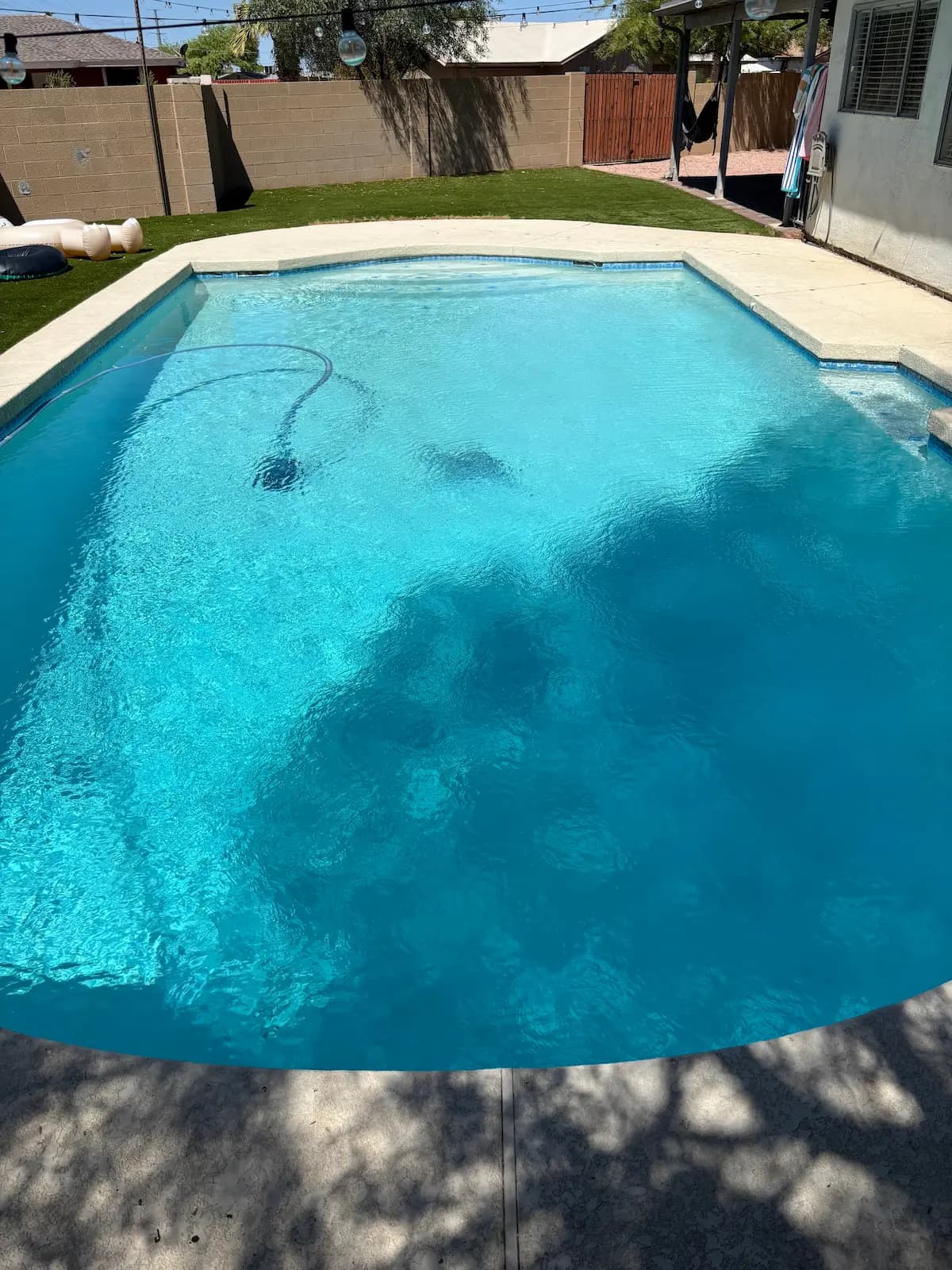 Crystal clear pool after Beecroft service